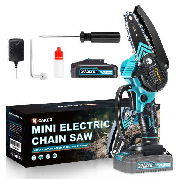 Mini Chainsaw Cordless,Portable Electric Chain Saw